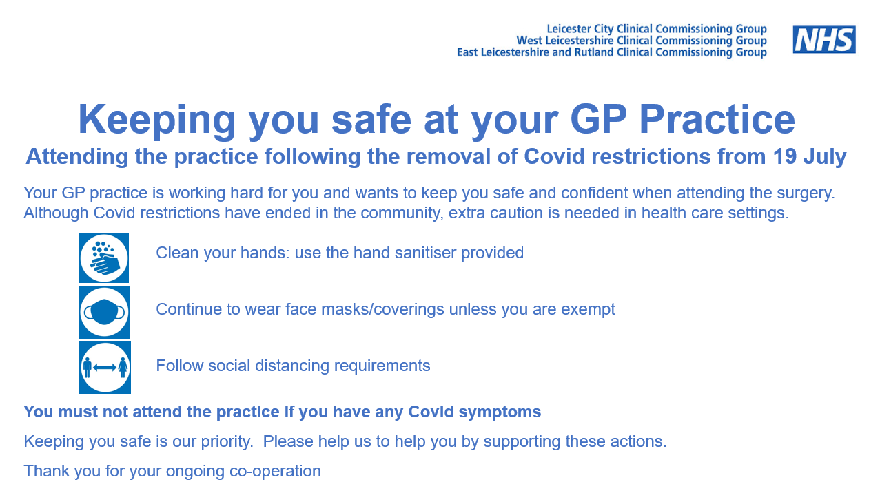 The Central Surgery Nhs Gp Surgery In Oadby Leicester Le2 5aa
